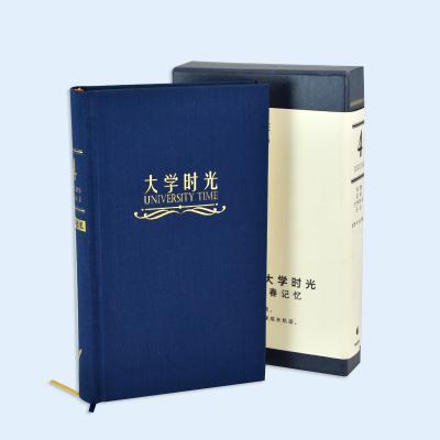 China Hardcover Book Cloth Blocks Notebook Blank and Print Custom Notepad Planner Notebook Creative School Supplies for sale