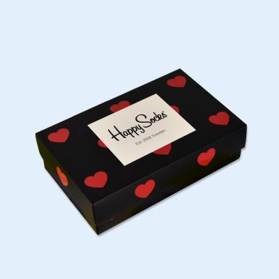 China Biodegradable Custom Printed Foldable Luxury Lid And Base Corrugated Cardboard Packaging Gift Box for sale