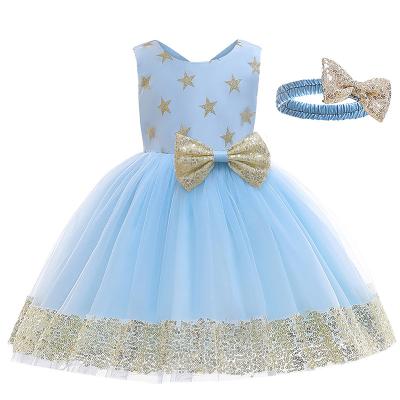 China Washable Summer Birthday Party Kids Formal Wedding Dresses For Princess Flower Girl Dress Teenage Prom Designs Girls Children's Costume for sale