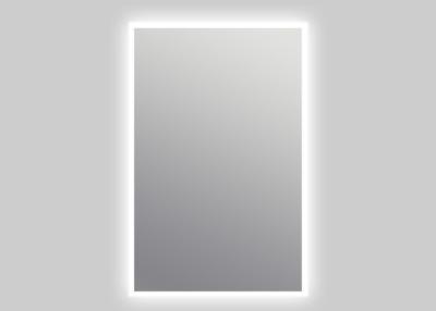 China Frameless Sand Blasted LED Sensor Bathroom Mirror With IR Sensor CCT Customized for sale