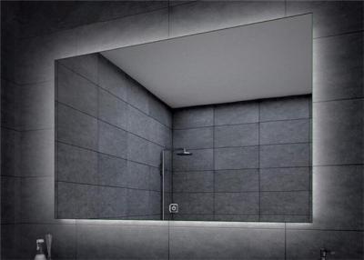 China Frameless led backlit led bathroom mirror , lighted bathroom vanity wall mirror for sale