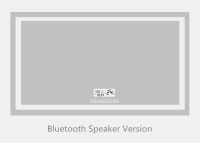 Cina Specchio impermeabile quadrato del bagno del LED Bluetooth con spessore del dispositivo antiappannante 5mm in vendita