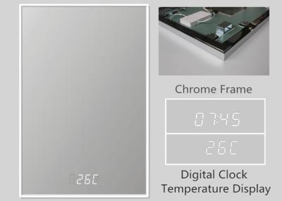 China De stoom de Vrije ruitverwarmer Badkamersspiegels leidde, leidde Aangestoken Spiegel 5mm van de Badkamersijdelheid Dikte Te koop