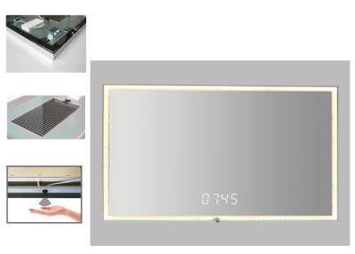 Chine Miroir intelligent de salle de bains de rectangle/miroir simple d'écran tactile du bouton LED à vendre