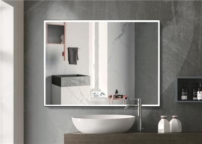 China Warm Light LED Bluetooth Bathroom Mirror With Explosion Proof Surface for sale