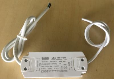 China Ultra Thin Constant Voltage LED Driver 20W 12V Used In Cabinet And Mirror Back Side for sale