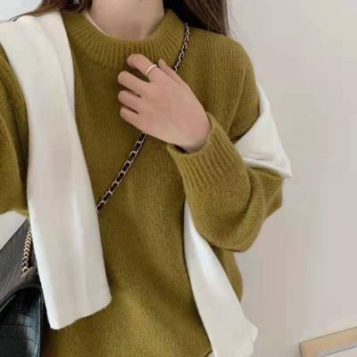 China Hot-Wholesale Latest Autumn And Winter Solid Color Women's Sweaters Breathable Sweaters for sale