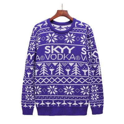 China 2021 Wholesale Anti-Wrinkle Latest Christmas Knitted Custom Ugly Sweater Men's Crewneck Sweater for sale