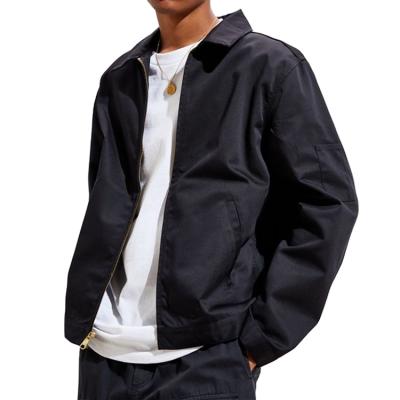 China NEW Breathable Wholesale Customized Logo 100% Cotton Mens Fashion Work Jackets With Sleeve Pocket for sale