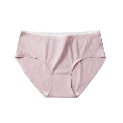 China Antibacterial Cheap Seamless One Piece Low Rise Underwear Ladies Underwear Ladies Polyester Women's Silk Panties for sale