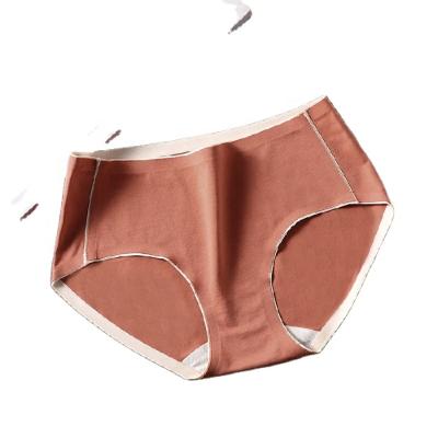 China Antibacterial Crotch Comfortable Breathable Underwear Cotton Women Mid Waist Briefs Panties for sale