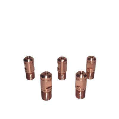 China Long Life Soldering Consumables Copper Conductive Contact Tip Contact Tip Solder Nozzle for sale