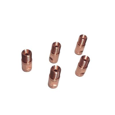 China Long Life Power Nozzle Contact Tip Holder Contact Welding Tips Connecting Rod Nozzle Cover for sale