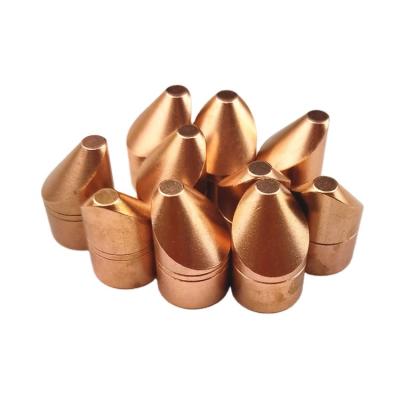 China Cheap chrome zirconium cucrzr spot welding tip cap 16*25 copper type electrode tip for sales for sale