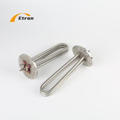 China China Manufacturer Explosion Proof Oil Flange Boiler Industrial Flanged Water Immersion Heater for sale