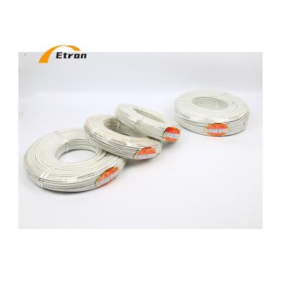 China Heating factory supply fiberglass silicon directly insulated power fiberglass braid silicone rubber insulation cable for sale