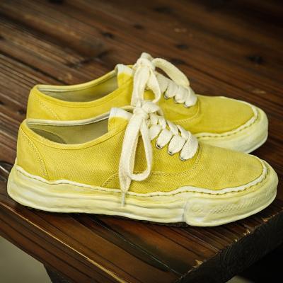 China Fashion Trend Fashion Sneakers For Men And Girl Washed Color Canvas Shoes Street Style Casual Dissolve Shoes Own Brand Not MIHARA YASUHIRO for sale