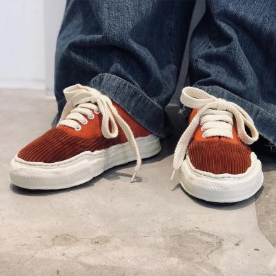 China Fashion trend fashion sneakers for men's street style lightweight shoes and girl's suture canvas casual shoes own brand [not MIHARA YASUHIRO] for sale