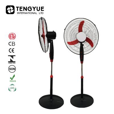 China Plastic cheap price 12V electric fan 16 inch electric stand fan using DC 12V electric fan motor for sale