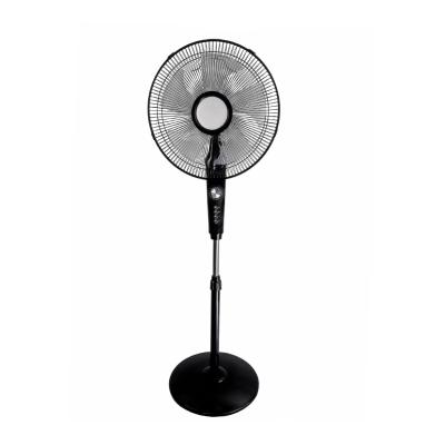 China Household New Product 12 Volt DC Fan 5 Blades 16 Inch Stand Fan 12 Volt DC Solar Fans With Brushless Motor for sale