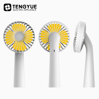 China Lower Noise Sunflower Mini Handy Fan Lithium Battery Mini Fan Desktop Portable Handy Practical Mini Fan Brushless Motor for sale