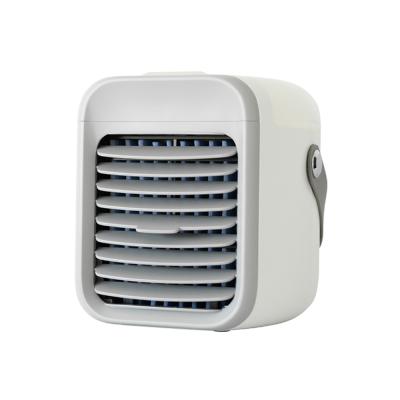 China New Car Portable Mini Air Cooler 300mL Water Fan Air Cooler Humidifier 2000mAh Rechargeable Battery Home Table Mini Air Cooler for sale