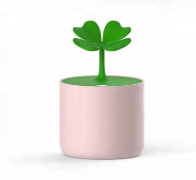 China Comfortable Feeling Low Price Lucky Leaf USB Car Humidifier 180ml Car Air Humidifier With Aroma Diffuser for sale