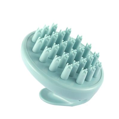 China OEM Plastic Soft Silicone Hair Scalp Massager Shampoo Brush for sale