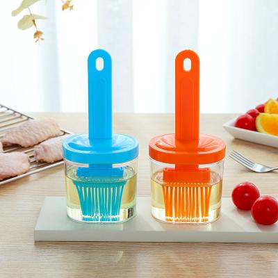 China Viable Kitchen 2 in 1 Silicone Oil Brush Bottle for sale