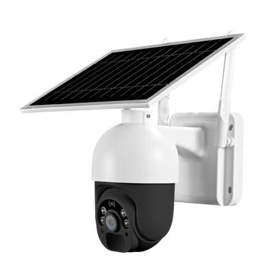 China PAN-TILT 1080P Color 4G SIM Camera Battery Powered Wireless 4G Ubox Tuya 4G Wifi Solar Camera for sale