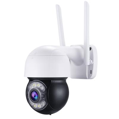 China Camhi mini camera 2 inch mini PTZ wireless outdoor built-in siren wifi two way audio camera security cameras for sale