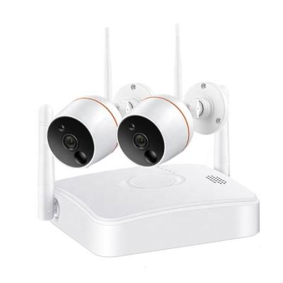 China Wireless NVR SD Card IP Camera NIGHT VISION Home Surveillance Camera WiFi Kit with PIR Motion Detection NVR kit for sale