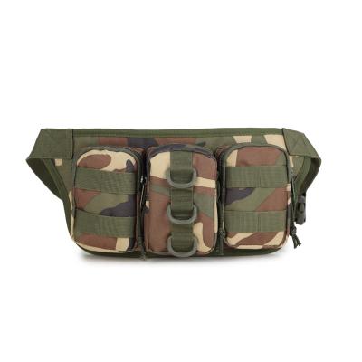 China 2020 New Arrival Custom Camouflage Print Waterproof Tactical Military Waist Bag Water Proof For Men for sale