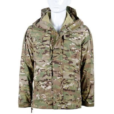 China Breathable Water Resistant Tactical Waterproof Anorak Hunting Camouflage Jacket With Fleece Linner for sale