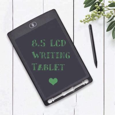 China Lower price self-adhesive high quality lcd writing tablet/8.5 inch e writing children without protective paper drawing board for sale