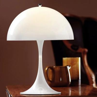 China Modern Danish study bedroom living room bedroom living room postmodernism fashion personality acrylic white spot mushroom table lamp for sale