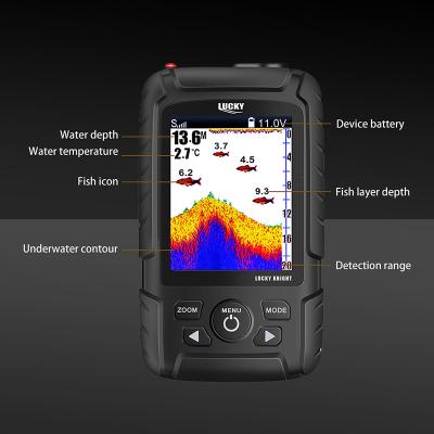 China LUCKY FF718LiC-WT Dual Mode Radio and Cable Mode Hot Selling Portable Fish Finder Fishing Sonar FF718LiC-WT for sale