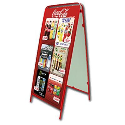 China Portable China Chalkboard Sidewalk Sign Poster Metal Sidewalk Sign Board for sale