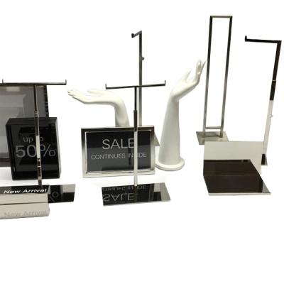 China Eco-friendly fashion metal cusuom display stand display metal material display racks stand for sale