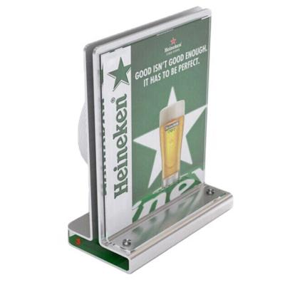 China Custom Metal Menu Holder Sign Holder UZ19008 for sale