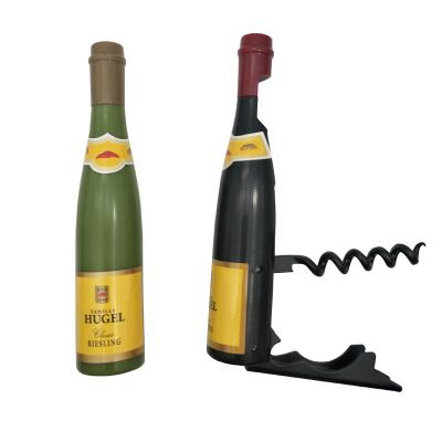 China Champagne Bottle Shape Viable Bottle Opener With Magnet, Wine Opener With Fridge Magnet For Souvenirs for sale