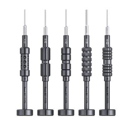 China Multi-used QIANLI Screwdriver iThor 001 3D Screwdriver 5 Head 5 In 1 Metal Grenade Screwdriver Mobile Phone Repairing Machine for sale