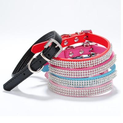 China Luxury Custom Personalized Adjustable Pet Dog Collar Elizabeth Circle Headgear Diamond Pet Collar for sale