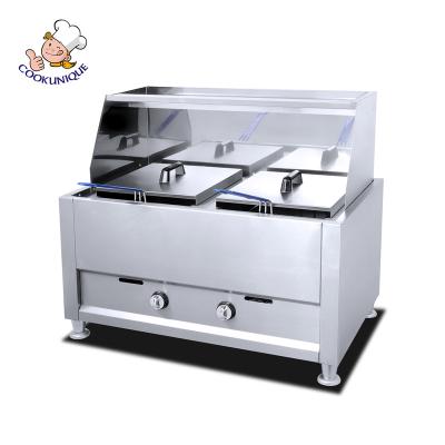 China Wholesale High Efficiency.Clean.Health Large Capacity 21Lx21L Deep Fryer Machine Electric Double Fryer for sale