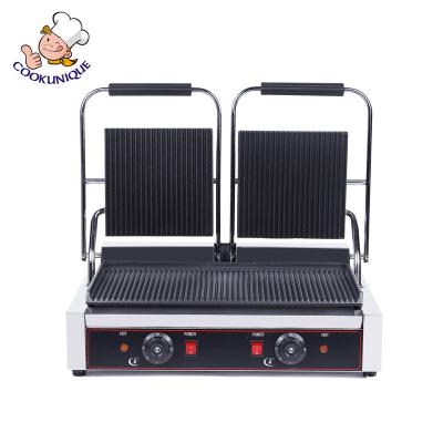 China Removable Industrial Oil Collector Factory Price Contact Grill Panini Grill Sandwich Grill for sale