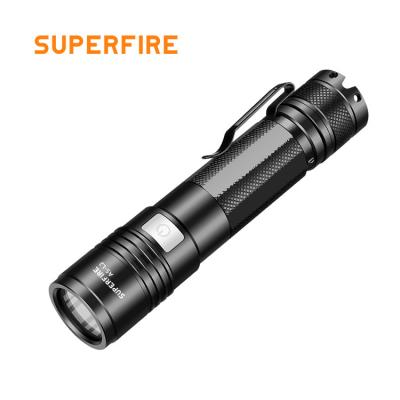 China High Light Supfire High Power 10W LED Flashlight 1000 Lumen Rechargeable Torch Portable Aluminum Alloy Mini Mini Flashlights for sale