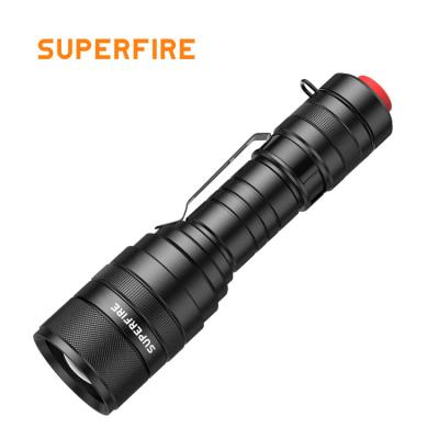 China High Supfire Remote Possibility LED Flashlights Mini Small Home Riding Light Size Light Super Bright Rechargeable Outdoor Clip Tactical Flashlight for sale