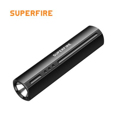 China Cheap Flashlight Stepless Convenient Mini Torch Dimming USB Rechargeable Aluminum Led Flashlight As Power Bank Bicycle Light for sale