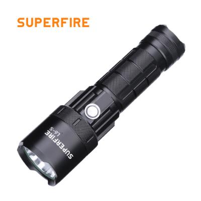 China High Light Led Torch Light 9w Bright Black Aluminum Alloy High Dual USB Charging Led Torch Tactical Flashlights for sale