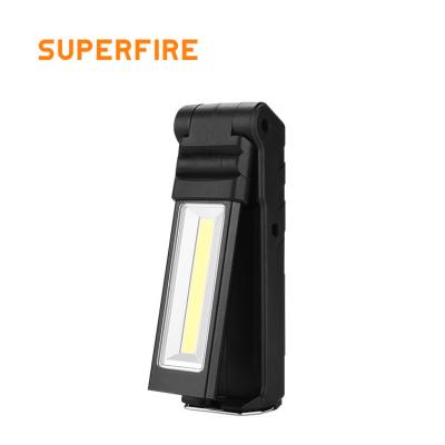 China Portable High Quality LED Tool Light Magnetic Rotating Light with Magnet and Hook Car Repair COB Work Light Lamp for sale